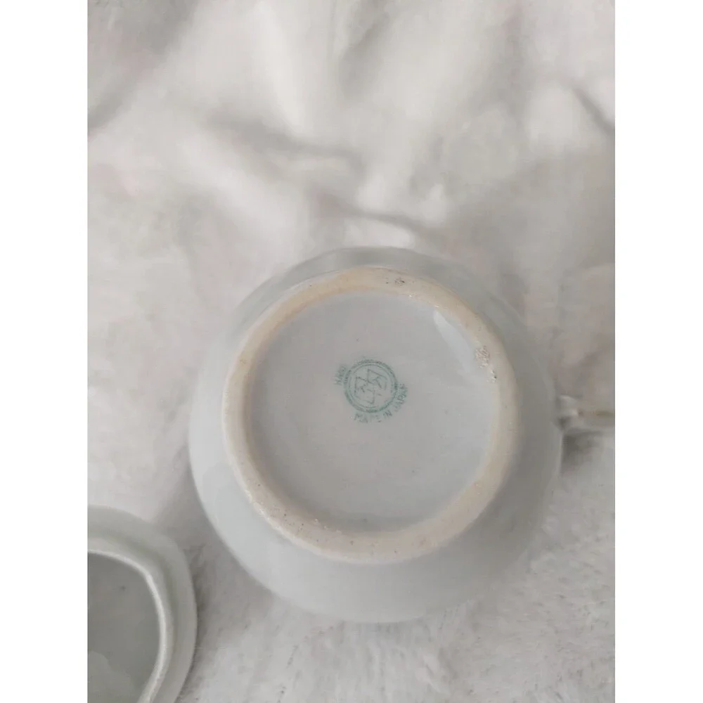 Antique Nippon Hand Painted Creamer With Lid